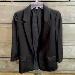 All Saints Black blazer, long length